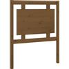 vidaXL Testiera marrone miele 80,5x4x100 cm in legno di pino massiccio