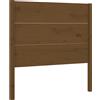vidaXL Testiera marrone miele 81x4x100 cm in legno di pino massiccio