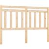 vidaXL Testiera 166x4x100 cm in legno di pino massiccio