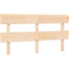 vidaXL Testata 154x3x81 cm in legno di pino massiccio