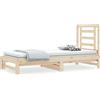 vidaXL Letto da giorno allungabile 2x(90x190) cm in legno di pino massiccio