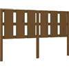 vidaXL Testiera per letto marrone miele 155,5x4x100 cm in legno massello di pino