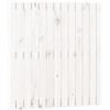 vidaXL Testata a muro bianca 82,5x3x90 cm in legno di pino massiccio