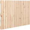 vidaXL Testiera a muro 95,5x3x60 cm in legno di pino massiccio