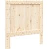 vidaXL Testiera 100x104 cm Legno massello di pino