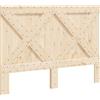 vidaXL Testiera 140x104 cm Legno massello di pino
