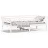 vidaXL Letto da giorno senza materasso bianco 90x200 cm in legno di pino massiccio
