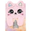 Exerz A5 peluche gatto quaderno 160 righe pagine pieghevole Ears bambini