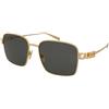 Gucci GG1937S 001 | Occhiali da Sole Graduati o Non Graduati | Prova Online | Metallo | Quadrati | Oro | Adrialenti