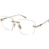Gucci GG1938O 001 | Occhiali da Vista Graduati | Prova Online | Metallo | Quadrati | Oro | Adrialenti