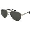 Gucci GG1962S 001 | Occhiali da Sole Graduati o Non Graduati | Prova Online | Metallo | Pilot | Argento | Adrialenti