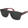 Gucci GG1991S 004 | Occhiali da Sole Graduati o Non Graduati | Prova Online | Plastica | Quadrati | Grigio, Trasparente | Adrialenti