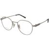 Gucci GG1993OK 001 | Occhiali da Vista Graduati | Prova Online | Metallo | Tondi | Argento | Adrialenti