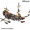 BUILDING BLOCK Nave Pirati Dei Caraibi Silent Mary Set Costruzione 71042 - 2294 pezzi