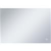 vidaXL Specchio da bagno a LED con sensore tattile 80x60 cm
