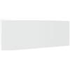 vidaXL Testiera da parete bianca 240x1,5x80 cm Materiale ligneo