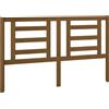 vidaXL Testiera marrone miele 156x4x100 cm in legno di pino massiccio