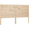 vidaXL Testiera 141x4x100 cm in legno di pino massiccio