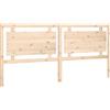 vidaXL Testiera 205,5x4x100 cm in legno di pino massiccio