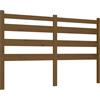 vidaXL Testiera marrone miele 141x4x100 cm in legno di pino massiccio