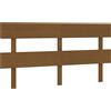 vidaXL Testiera marrone miele 154x3x81 cm in legno massello di pino