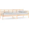 vidaXL Letto da giorno in pino massiccio 80x200 cm