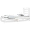 vidaXL Letto da giorno allungabile bianco 2x(90x200) cm in legno di pino massiccio
