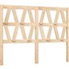 vidaXL Testiera letto 126x4x100 cm Legno massello di pino