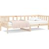 vidaXL Letto da giorno senza materasso 80x200 cm in legno di pino massiccio