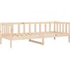 vidaXL Letto da giorno senza materasso 90x190 cm in legno di pino massiccio