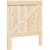 vidaXL Testiera 90x104 cm Legno massello di pino
