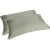 Fazzini Coppia federe FAZZINI mod. Arianna 100% Cotone percalle 52x82 cm P15 Verde