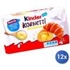 Ferrero 12x Multipack Ferrero Kinder Kornetti Crema Al Latte Gr 270
