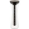Alessi Mazagran GIA31 BR Caraffa per Caffè Freddo Filtrato, in Vetro Borosilicato e Resina Termoplastica, Filtro in Acciaio Inossidabile 18/10, Marrone