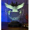Sentidos - Lampada notturna a LED con motivo 3D, adatta come regalo per ragazzi e bambini, regalo di compleanno e battesimo, lampada da scrivania e camera da letto (motivo Edvige)