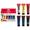 Amsterdam Standard Series Set di Pittura Acrilica per Principianti | Set di Miscelazione dei Colori (6 x 20 ml) | Colori di Base