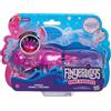 WowWee Fingerlings Interactive Baby Axolotl, Ziggy (Magenta), nuota e si illumina