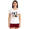 United Labels Disney Minnie Mouse Pigiama da donna - Pigiama a maniche corte con pantaloncini bianco/rosso, bianco/rosso, S