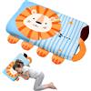 YAOZUP Schlummerkids Calmly - Cuscino per bambini, 46 x 26 cm, comodo, ergonomico, per sogni morbidi (leone)