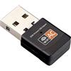 10Gtek USB WiFi Adapter for PC, AC600M USB 2.0 WiFi 5 Dongle 802.11ac Wireless Network Adapter with Dual Band 2.4GHz/5Ghz for Desktop Laptop Support Windows 10/8/7/XP, MAC OS, Linux etc