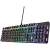 TRUST Trust GXT 871 Zora tastiera Gaming USB QWERTZ Ceca, Slovacchia Nero