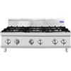 Atosa Piano Cottura Gas Atosa AT7G6B-C-1 - 6 Fuochi - Dim. 120x70x54 cm