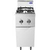 Atosa Cucina a Gas Atosa AT7G2B-F-2 - 2 Fuochi - Dim. 40x70x108 cm