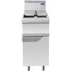 Atosa Friggitrice Elettrica Atosa AT7E4F-FF - Pot. 6 kW - 11 lt - Dim. 40x70x108 cm
