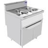 Atosa Friggitrice Elettrica Atosa AT7E8F-F - Pot. 6+6 kW - 11+11 lt - Dim. 80x70x108 cm
