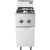 Atosa Cucina a Gas Atosa AT9G2B-F-2 - 2 Fuochi - Dim. 40x90x114 cm
