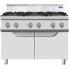Atosa Cucina a Gas Atosa AT9G6B-F-1 - 6 Fuochi - Dim. 120x90x114 cm