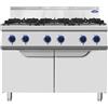 Atosa Cucina a Gas Atosa AT9G6B-F-2 - 6 Fuochi - Dim. 120x90x114 cm