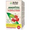 Arkopharma Arkovital Acerola 1000 | Integratore Alimentare con Vitamina C - 100% Origine Vegetale - 1 Confezione da 60 Compresse - Per tutta la Famiglia