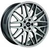 Cerchi in lega Oxigin 25 Oxcross 8.5x19 Hyper Silver Polish